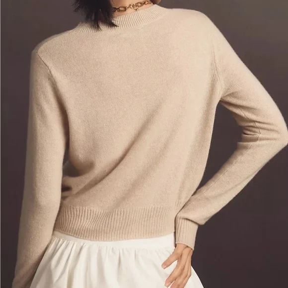 Reformation Sweater Dana Cashmere Crewneck Pullover Sz S - Picture 8 of 14